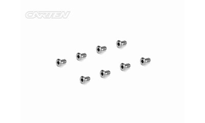 Titan Flachkopfschrauben M3x5mm Ti6-4 CNC (8)