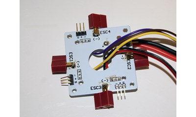 Stromverteiler Board Quadro-Copter mit 4 ESC