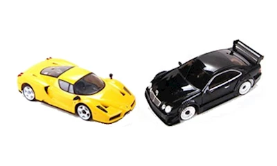 Ferrari, Mercedes Rennpack (2 Fahrzeuge)