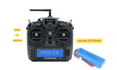 Taranis X9D Plus SE 2019, Sender, Carbon, inkl. Akku