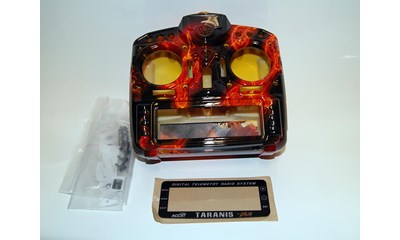 Taranis X9D Water Transfer Gehäuse Blazing Skull