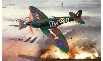 Jagdflugzeug Spitfire 4CH 35MHZ