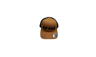 HOT RACE CAP US STYLE CURVE CARAMEL/ BLK