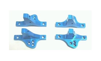 Differenzialträger (Bulkhead) oben Set  Alu 4 Stück