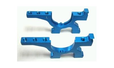 Differenzialträger (Bulkhead) vorne unten Alu 2 Stück