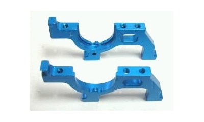 Differenzialträger (Bulkhead) hinten unten Alu 2 Stück
