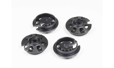 Alu Shock Spring Retaining Collar Black (4)