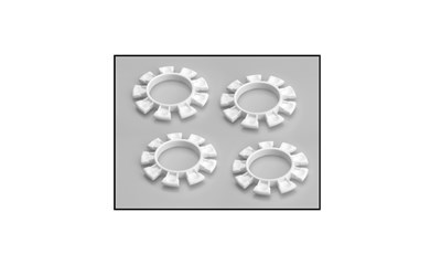 Satellite Tire Gluing Rubber Bands-White
