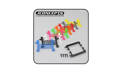 B6.3 Carbon Logo/Cargo Net Battery Brace (Yellow)