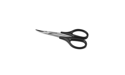 Precision Curved Scissors, Stainless Steel-Black