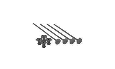 1/10th Off-Road Tire Stick - 4 Tires Black - 4pc