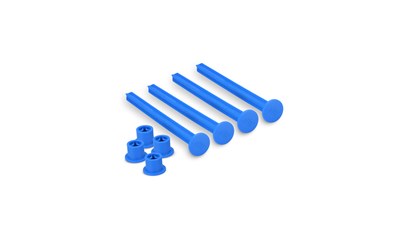 1/8th Off-Road-Tire Stick - 4 Tires Blue - 4pc