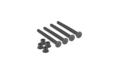 1/8th Off-Road Tire Stick - 4 Tires Black-4pc