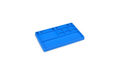 Parts Tray, Rubber Material-Blue