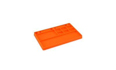 Parts Tray, Rubber Material - Orange