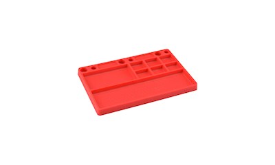 JConcepts Parts Tray, Rubber Material - Red