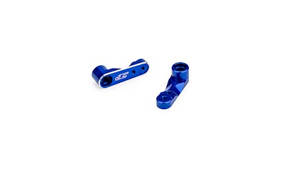 RC10B7 Alloy Steering Bell Cranks Fits JC5209 Blue
