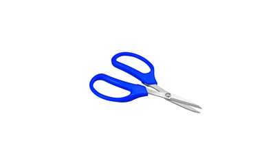 Dirt Cut-Precision Straight Scissors-Blue