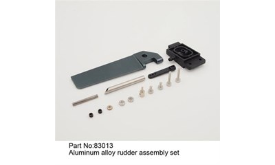 Aluminum rudder assembly set (Aluminium)