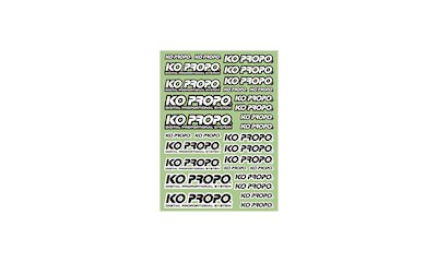 KO Decal Black/White