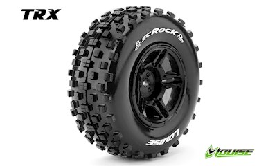SC-ROCK - 1-10 Short Course Reifen - Fertig Verklebt - Soft - Felgen