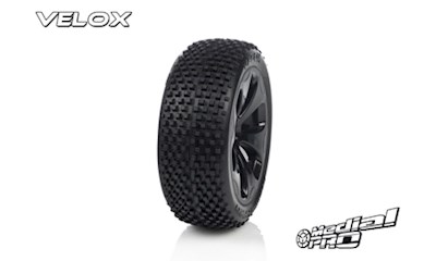 Racing Reifen und Felgen verklebt - Velox - M4 Super Soft - Schwarz