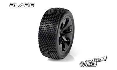 Racing Reifen und Felgen verklebt - Blade - M4 Super Soft - Schwarz