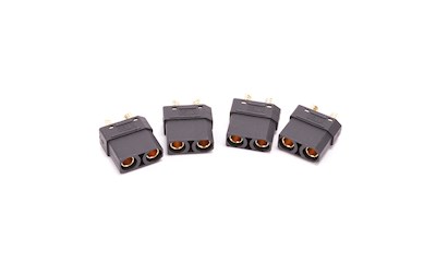 XT90 Plug Female Only Black - 4pcs