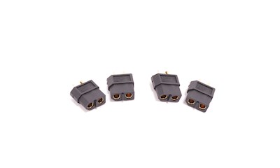 XT60 Plug Female Only Black - 4pcs