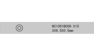 Senkscheibe 3 x 6.5 x 0.5mm