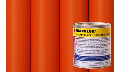 ORACOLOR 2-K-elastic varnish - 100 ml - ORATEX orange