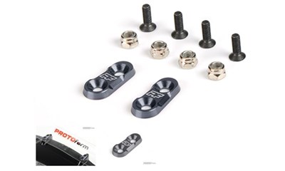 Aluminum Wing Mounts (Gunmetal)