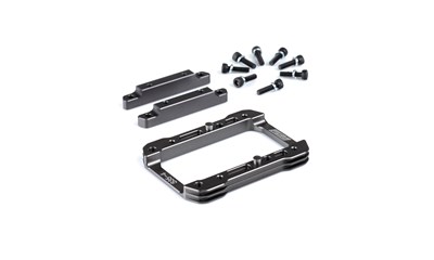 SWORKz Motorbefestigung 0° Aluminium Gun Metal (Set) Made by PSM