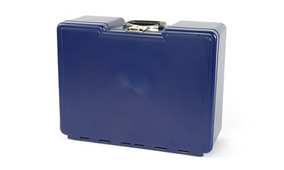 Polybutler Werkzeugkoffer blau mit 8 Schubladen