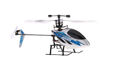 Mini Helikopter 4CH 2.4G Silber