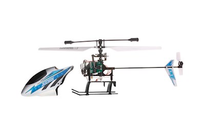 Mini Helikopter 4CH 2.4G Silber