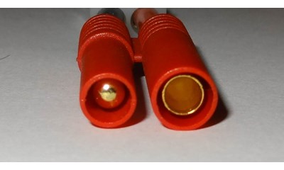 Adapter EC3 Stecker <-> Goldkontakt CT-4 Buchse