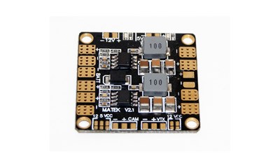 Stromverteiler Board (PDB) Matek DUAL BEC 5V&12V mit LC Filter für FPV