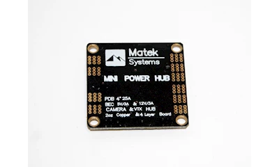 Stromverteiler Board (PDB) Matek DUAL BEC 5V&12V mit LC Filter für FPV