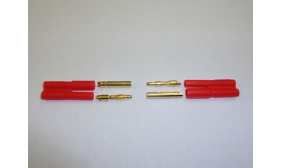 Goldkontakt CT-2 2.0 mm 30A mit Schutzhülle (2 Stück)