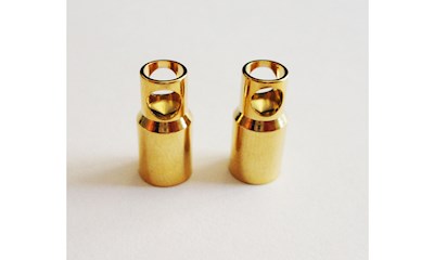 Goldkontakt 6 mm Buchse 120A (2 Stück)