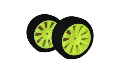 Komplettrad (Moosgummi) vorne 30Sh (2 Stück)