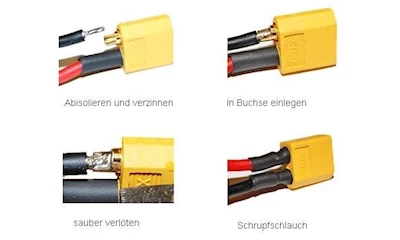 XT 60 Buchse 60A (10 Stück)