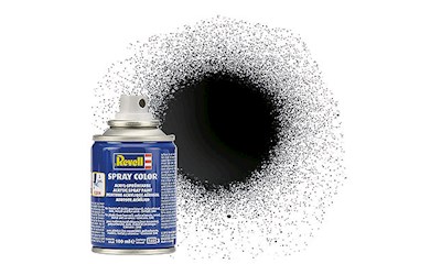 Spray Color schwarz, glänzend