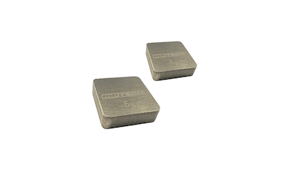 RipTech Tungsten Weights 5G x 2PC - 9.8x9.8x3mm