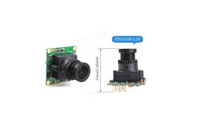 PZ0420M-L28 600TVL 2.8MM  FPV Cam 5-17V