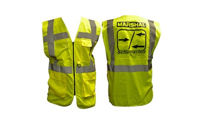 Schumacher Zipped Marshal Vest - L - 44/46 Inch