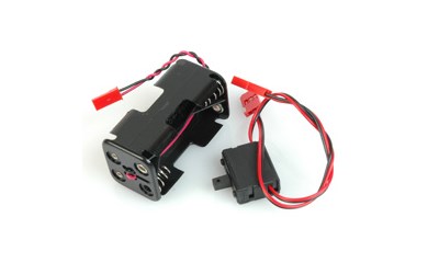 Battery Box and Switch; 4xAA
