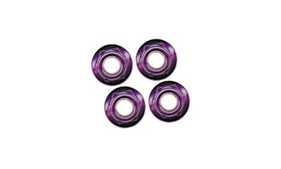 M4 Nyloc Wheel Nut - Purple (4 Stück) (Aluminium)