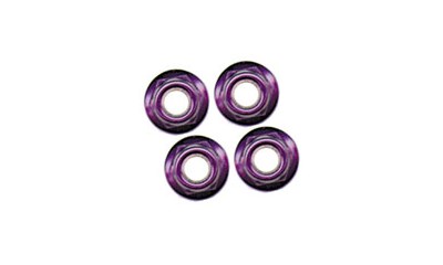 M4 Nyloc Wheel Nut - Purple (4 Stück) (Aluminium)